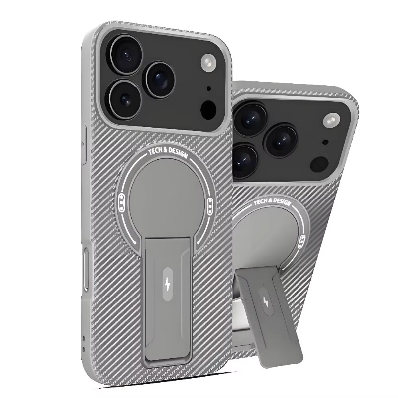 Matte Hard Pc Back Case - Роскошный невидимый магнитный чехол-подставка для iPhone