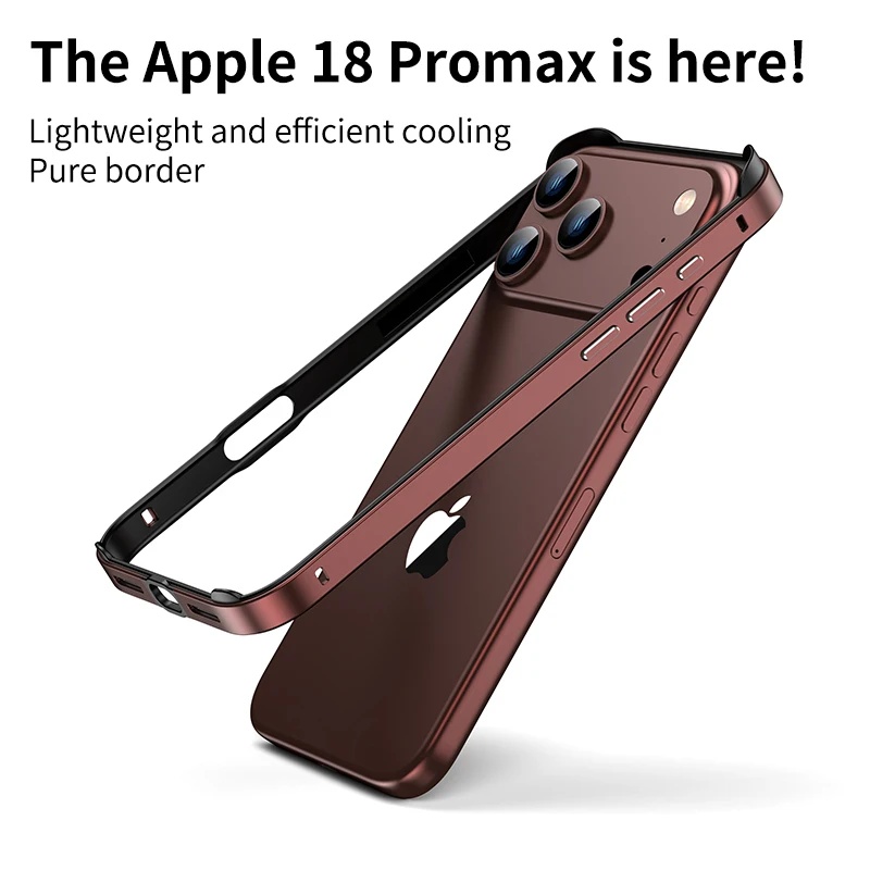 Metal Bumper Aluminum Frame Case - Гибридный силиконовый бампер с алюминиевым корпусом