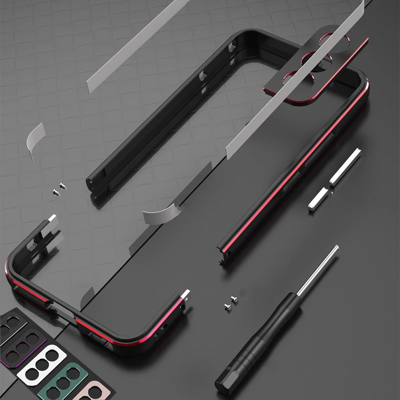 Metal Bumper Aluminum Frame Case - Алюминиевый бампер и металлический чехол-рамка для