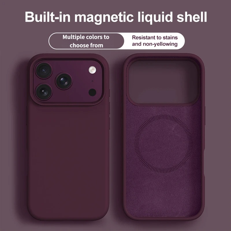 Liquid Silicone Magnetic Phone Case - ﻿Оригинальный жидкий силиконовый магнитный чехол на