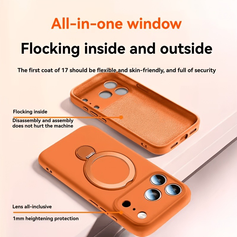 Магнитный чехол-подставка из ж – обзор и цена Liquid Silicone Magnetic Phone Case
