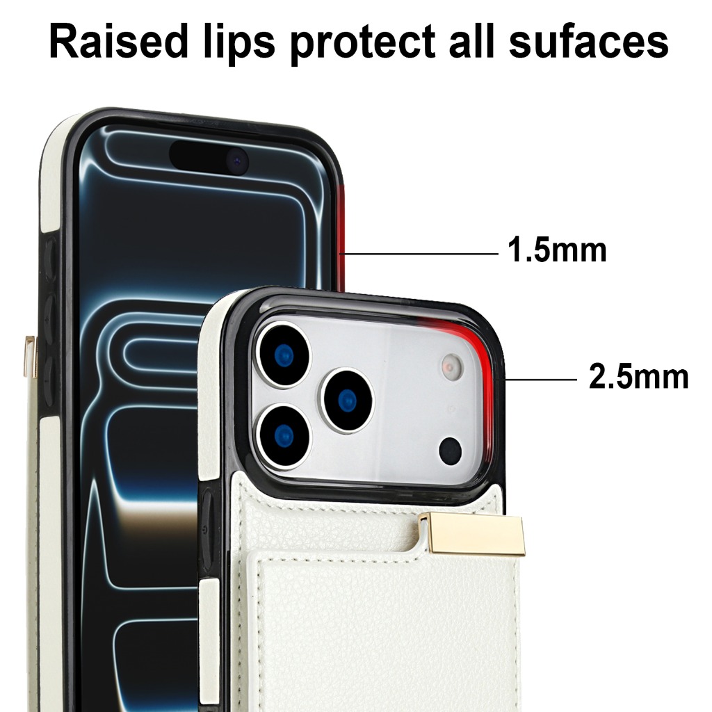 Чехол-кошелек для iPhone 17 Pr – обзор и цена Leather Wallet Card Holder Phone Cover