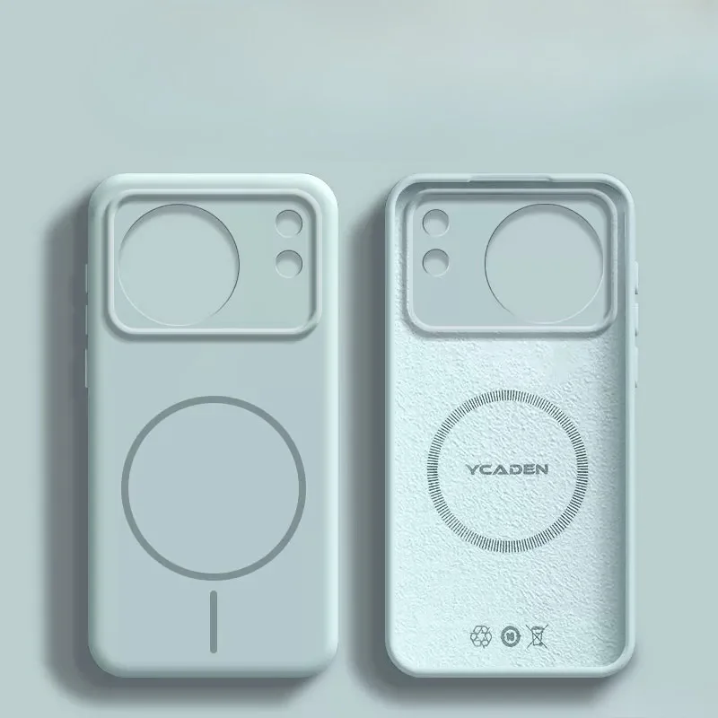Модный чехол для телефона Vivo – обзор и цена Liquid Silicone Magnetic Phone Case