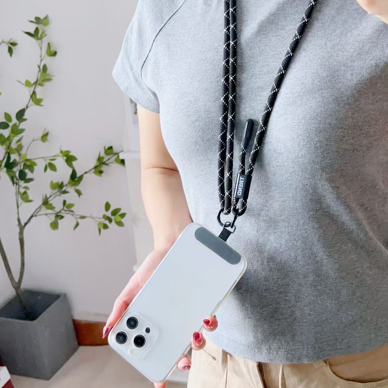 Регулируемый модный ремешок дл – обзор и цена Crossbody Lanyard Neck Strap Case